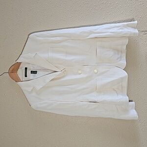 LAUREN Ralph Lauren Women's White Blazer.